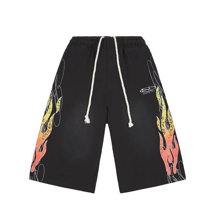 Boredom kills Up in Flames Sweat Short Boredom kills Up in Flames Sweat Short
