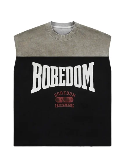 Boredom Kills Boxer cut off sweater