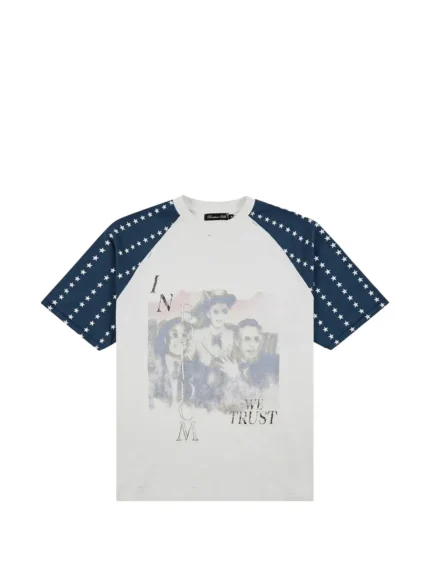 Boredom Kills graphic print star pattern T-shirt