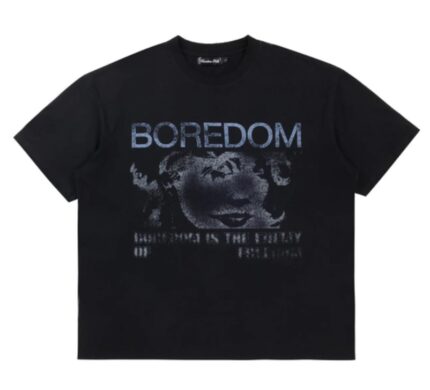 Boredom Kills Enemy Black Tee