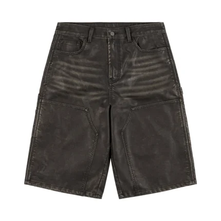 Boredom Kills Leather Short Black