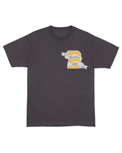Boredom Kills Graphic Tee Black